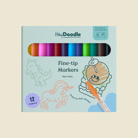 HEY DOODLE | Fine-Tip Colour Markers