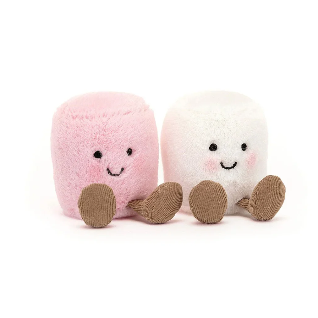 JELLYCAT | Amuseables Marshmallows | Pink & White
