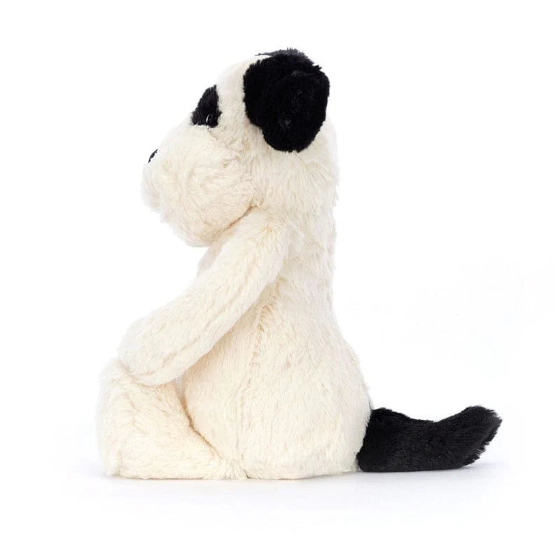 JELLYCAT Bashful | Black & Cream Puppy | Medium