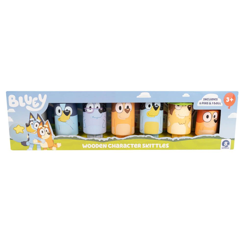 BLUEY | Wooden Character Skittles