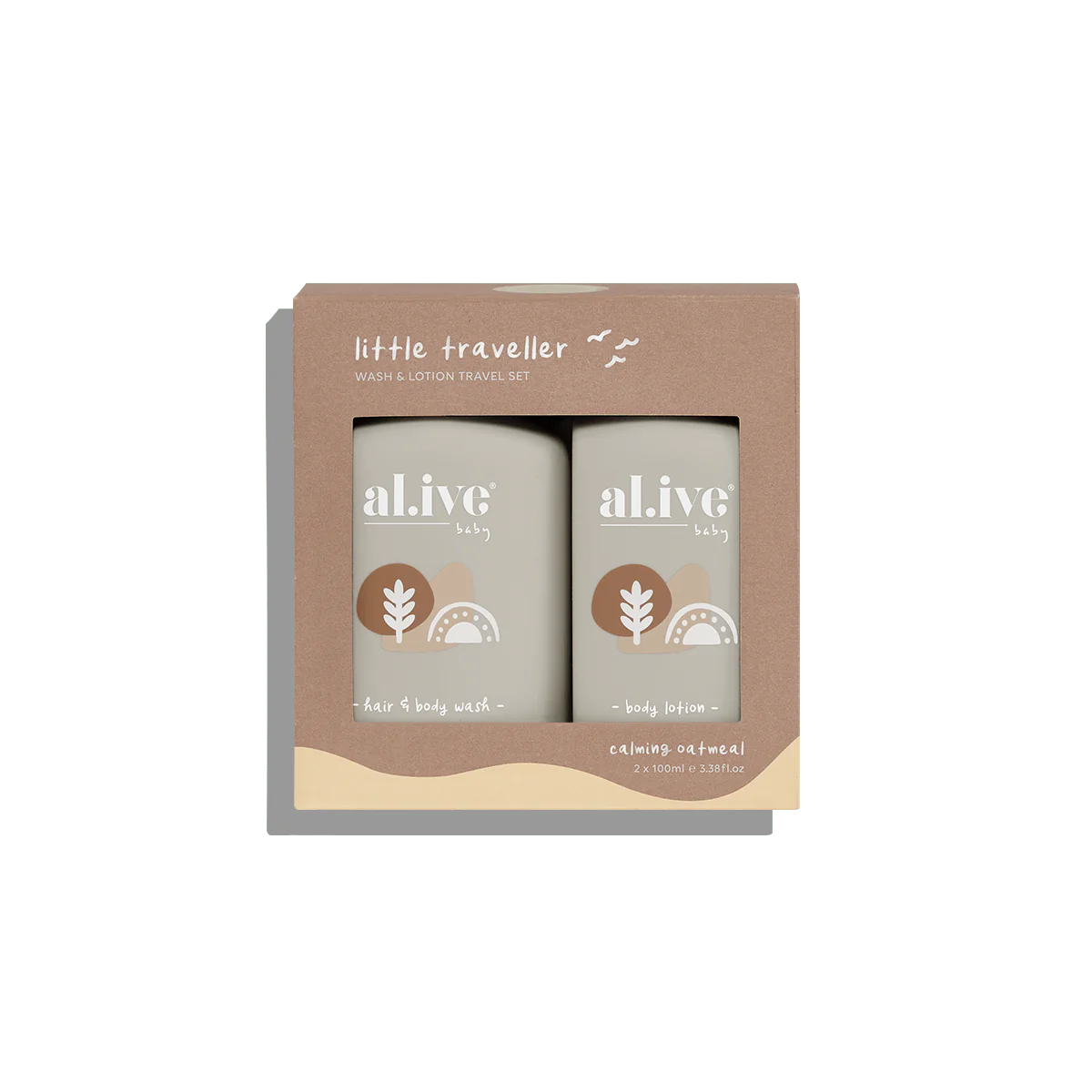 AL.IVE BODY | Little Traveller Set | Calming Oatmeal