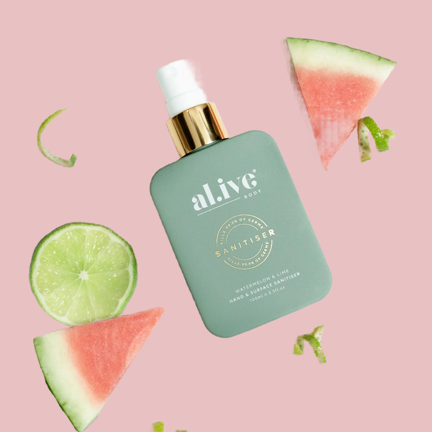 AL.IVE BODY | Sanitiser Spray | Watermelon & Lime