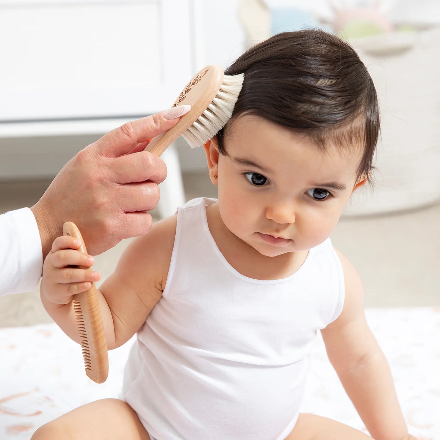 THE LIVING TEXTILES | Baby Brush Set 3pk