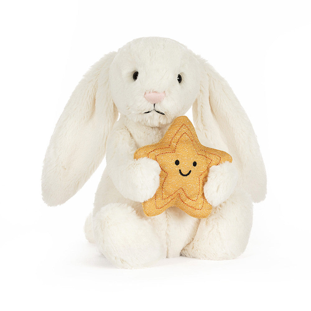 JELLYCAT | Bashful Cream Bunny with Star