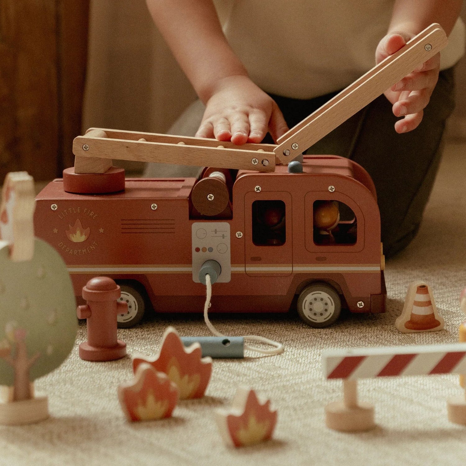 LITTLE DUTCH | Fire Truck Set