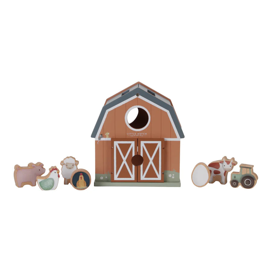 LITTLE DUTCH | Little Farm Shape Sorter