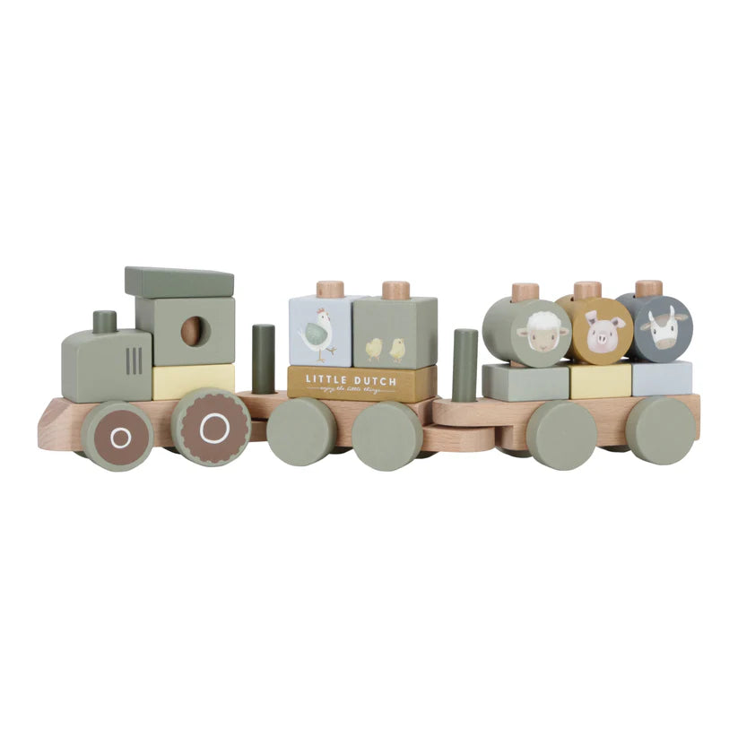 LITTLE DUTCH | Little Farm Stacking Train Tractor