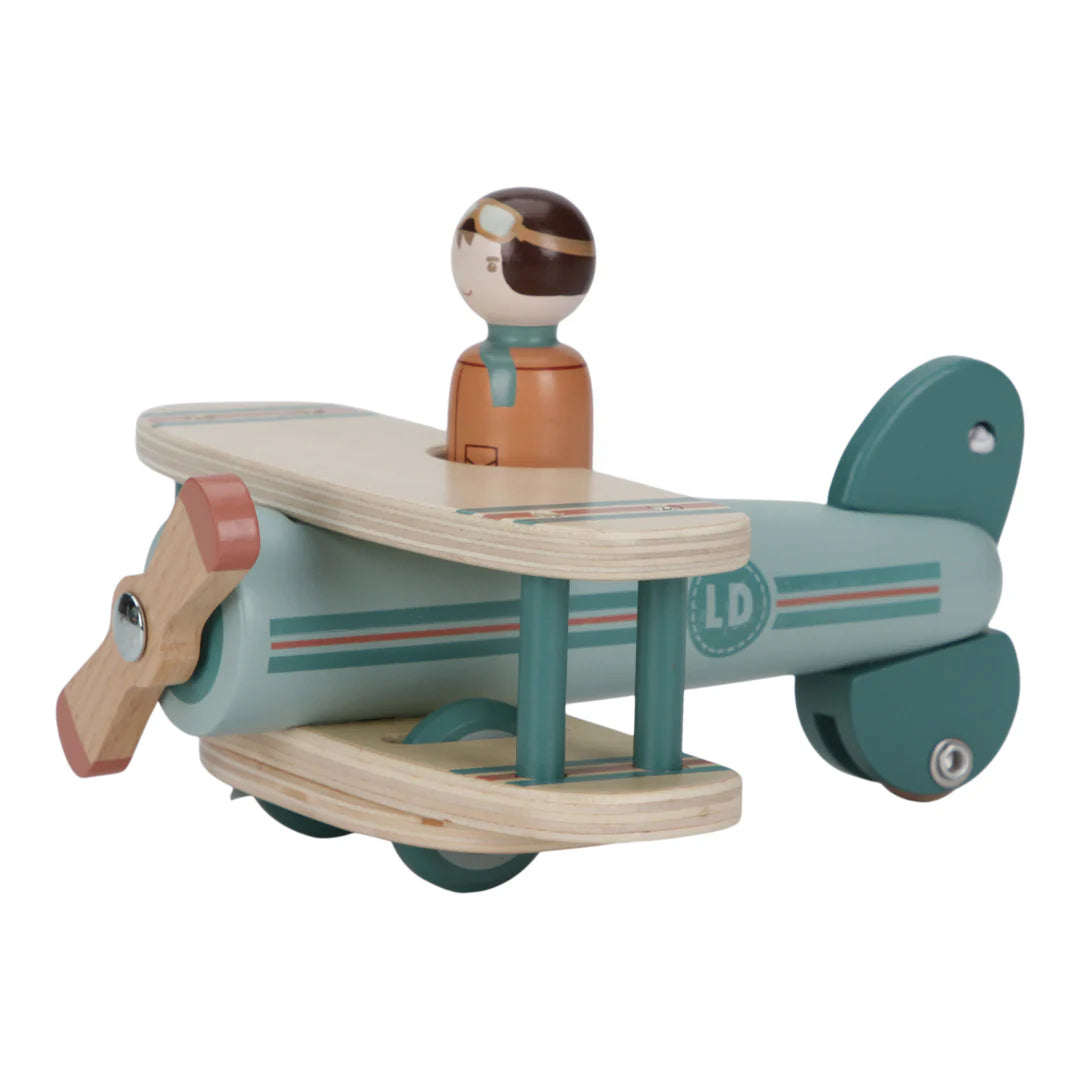 LITTLE DUTCH | Wooden Toy Airplane