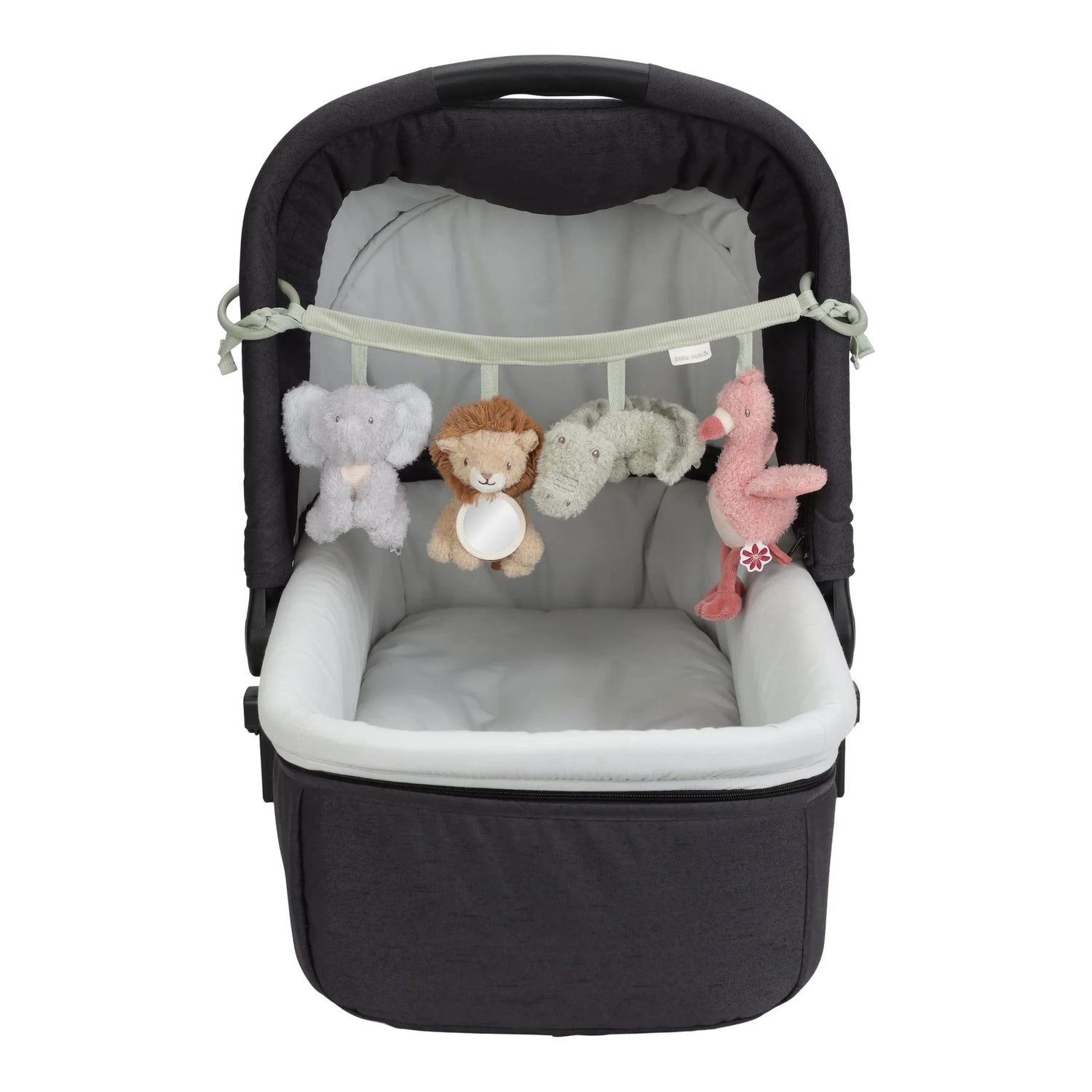 LITTLE DUTCH | 'Safari Friends' Stroller Toy Chain
