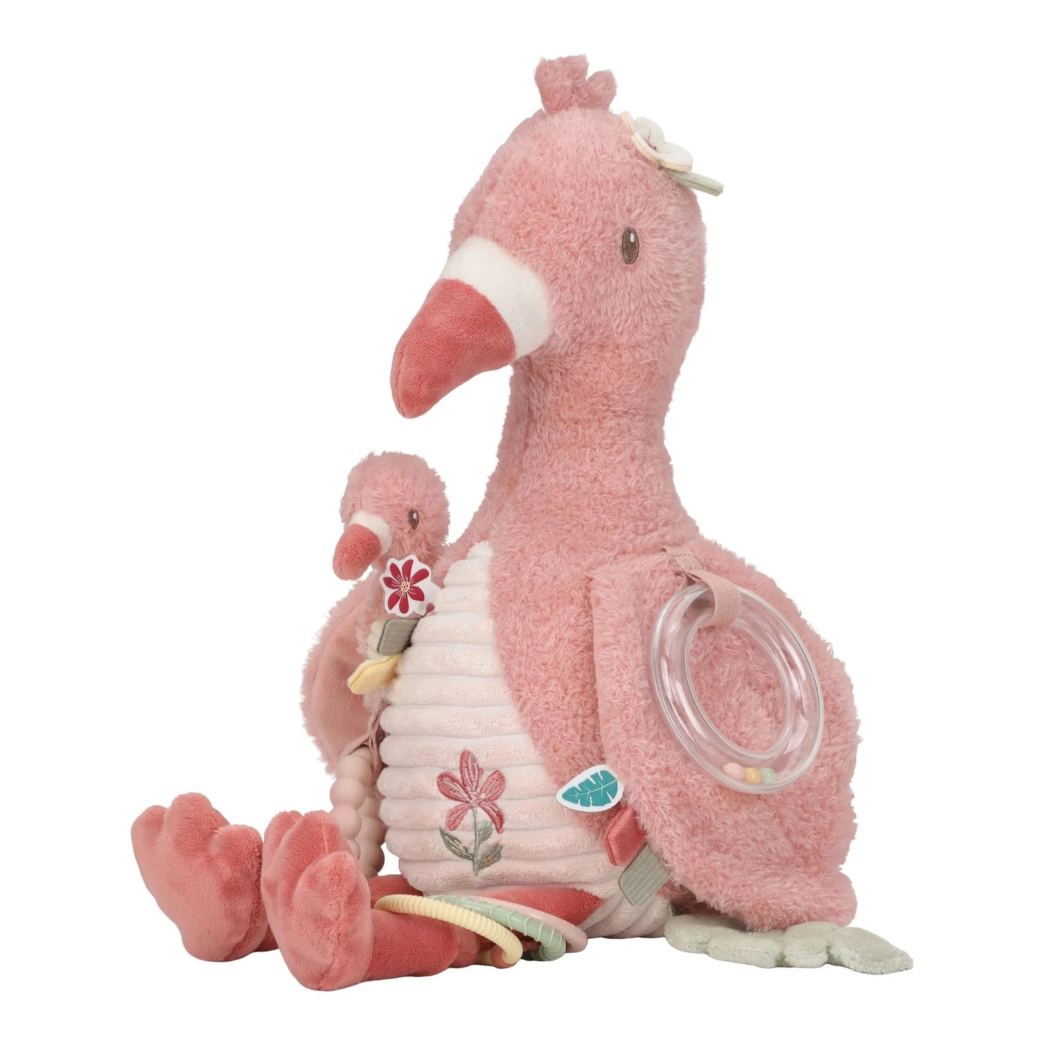 LITTLE DUTCH | 'Safari Friends' Activity Cuddle Flamingo
