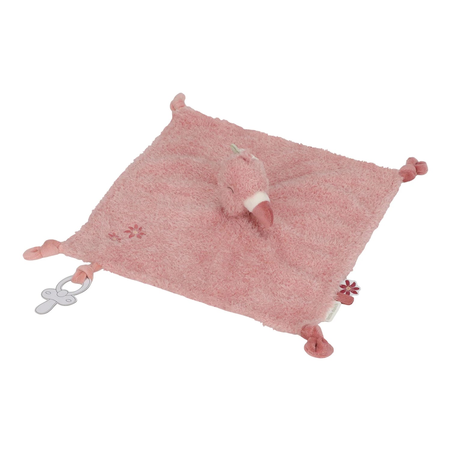 LITTLE DUTCH | 'Safari Friends' Cuddle Cloth Flamingo