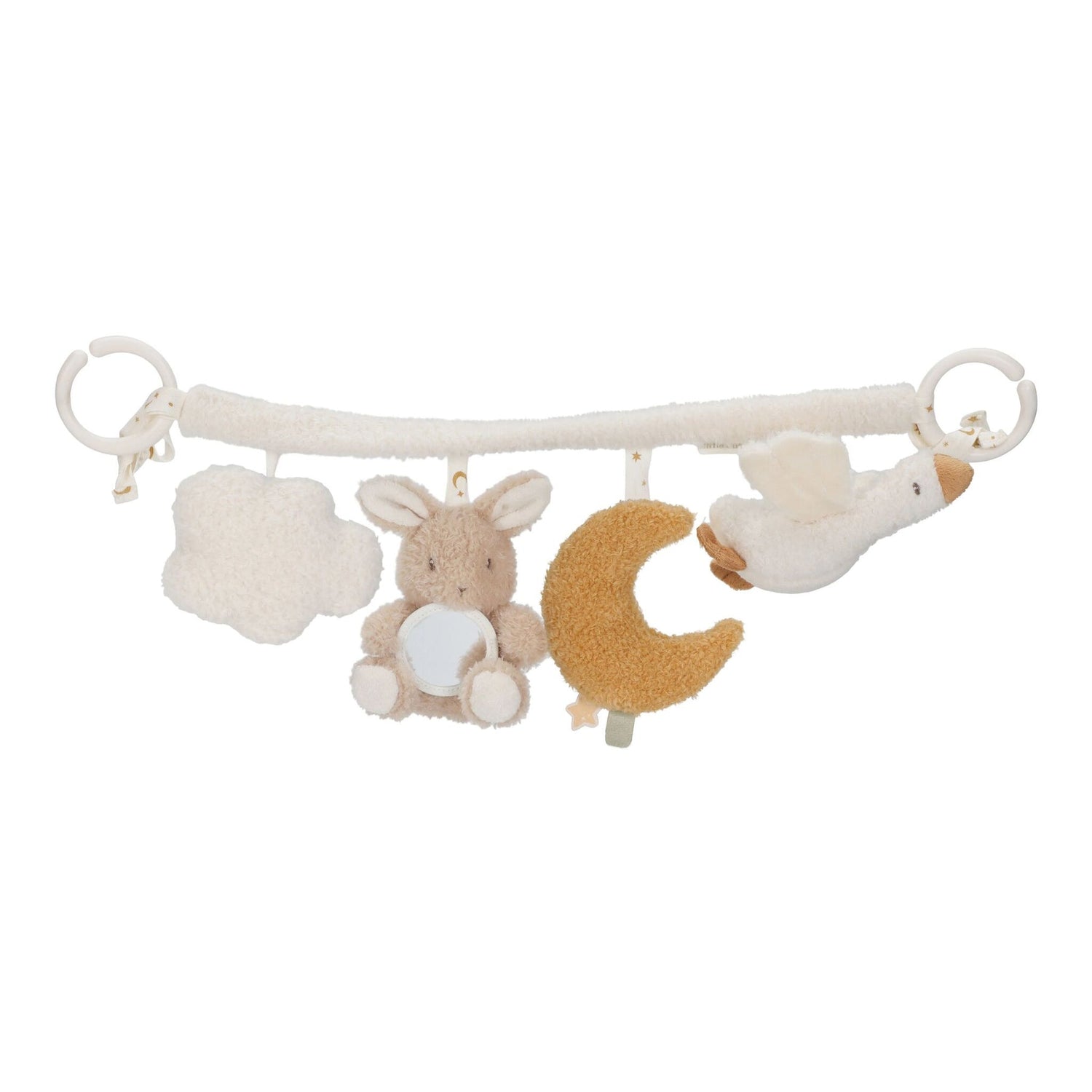 LITTLE DUTCH | 'Newborn Naturals' Stroller Toy Chain