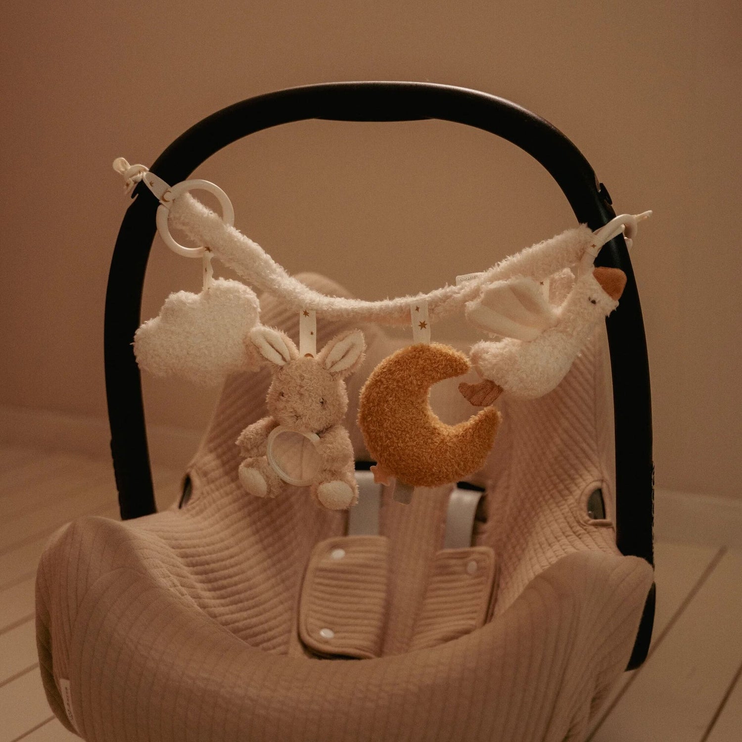 LITTLE DUTCH | 'Newborn Naturals' Stroller Toy Chain