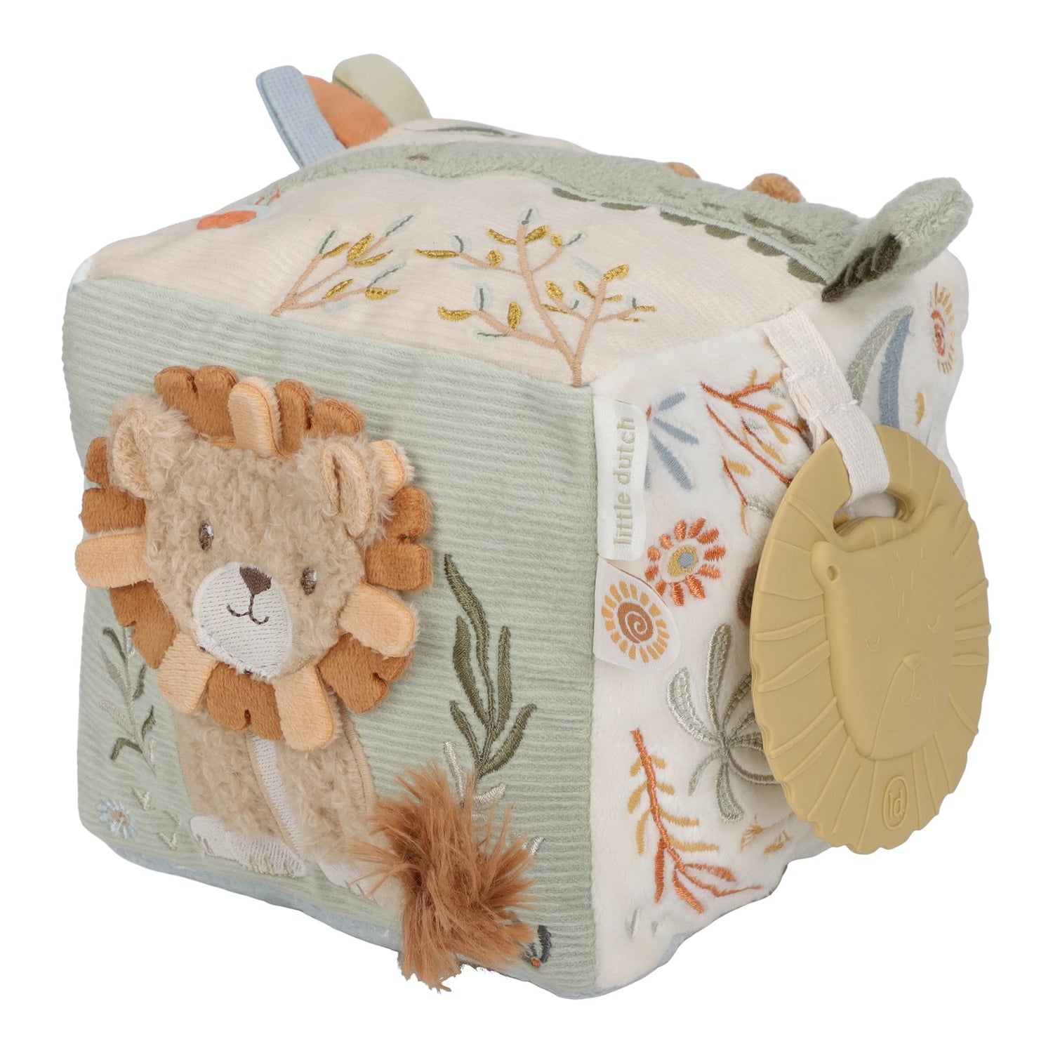 LITTLE DUTCH | 'Safari Friends' Soft Activity Cube