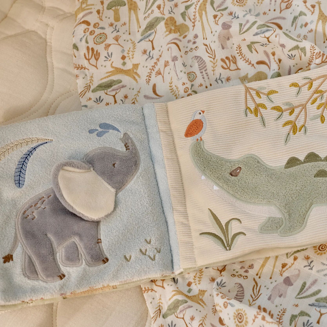 LITTLE DUTCH | 'Safari Friends' Soft Activity Book