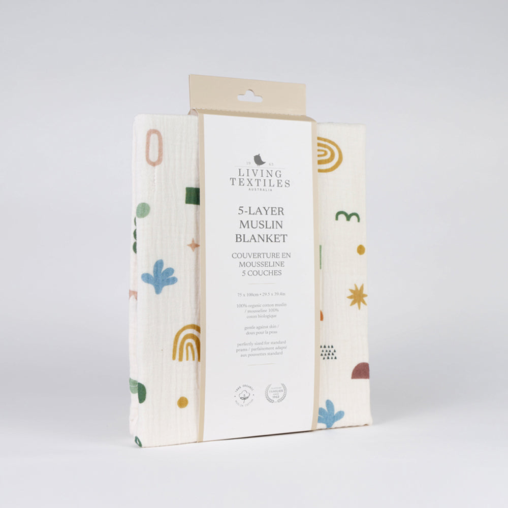 THE LIVING TEXTILES | Muslin Pram Blanket