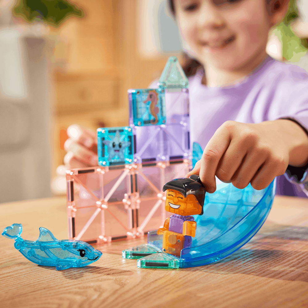 MAGNA-TILES | Dolphin Bay | 13 Pieces