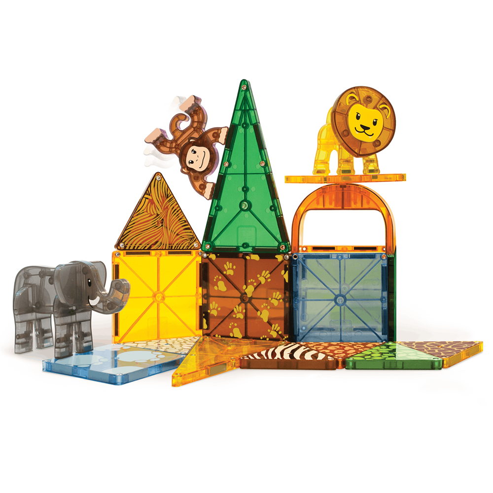 MAGNA-TILES | Safari Animals | 25 Pieces
