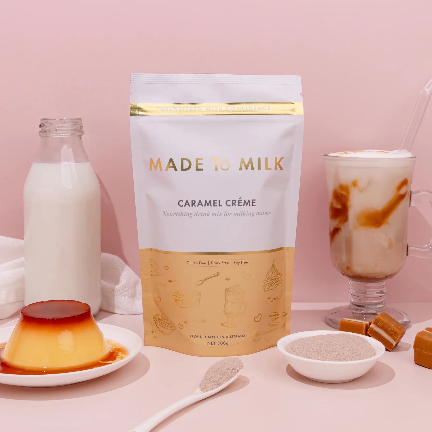 MADE TO MILK | Lactation Caramel Creme Drink