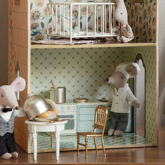 MAILEG | Mouse Chef w/Pot & Spoon