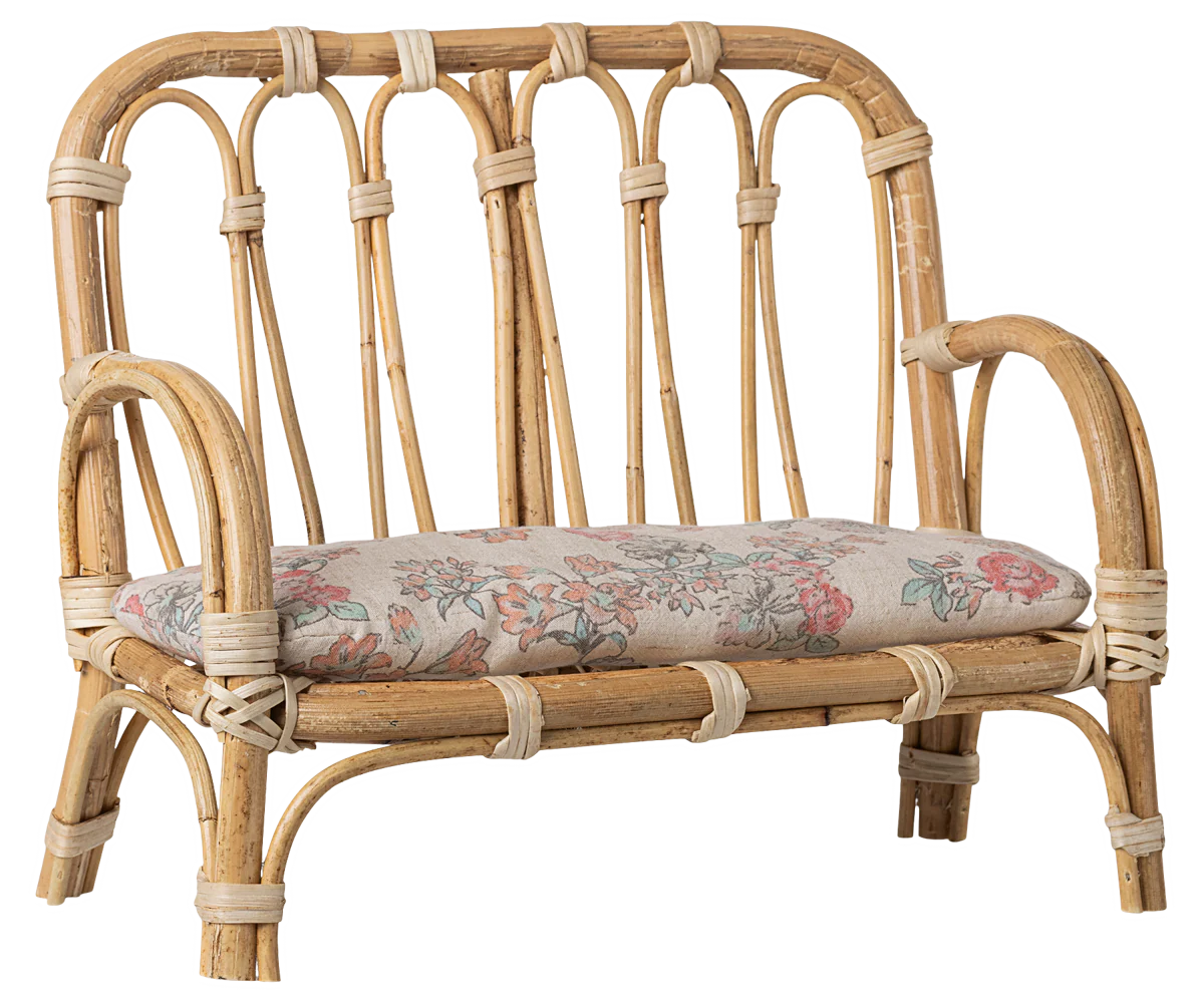 MAILEG | Large Rattan Couch, Nature