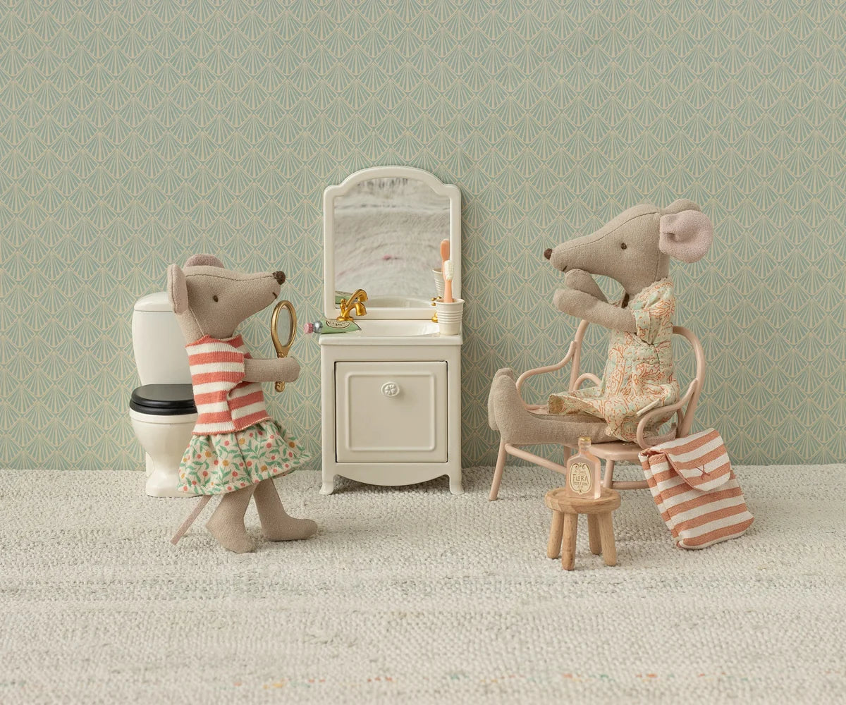MAILEG | Toothbrush Set Coral Stripe
