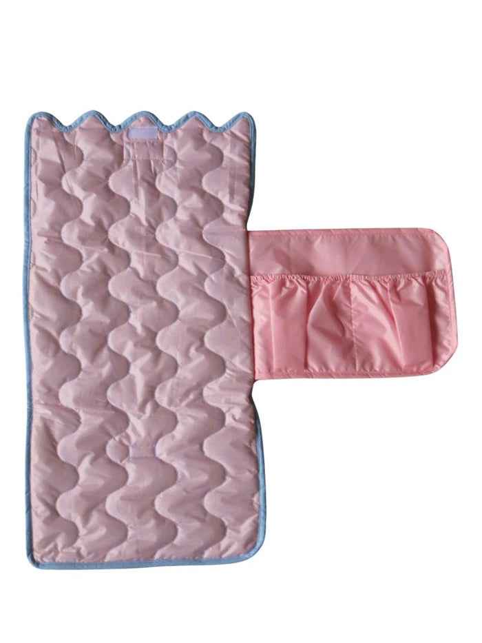 MOSEY ME | Butter Blue Seersucker Change Mat