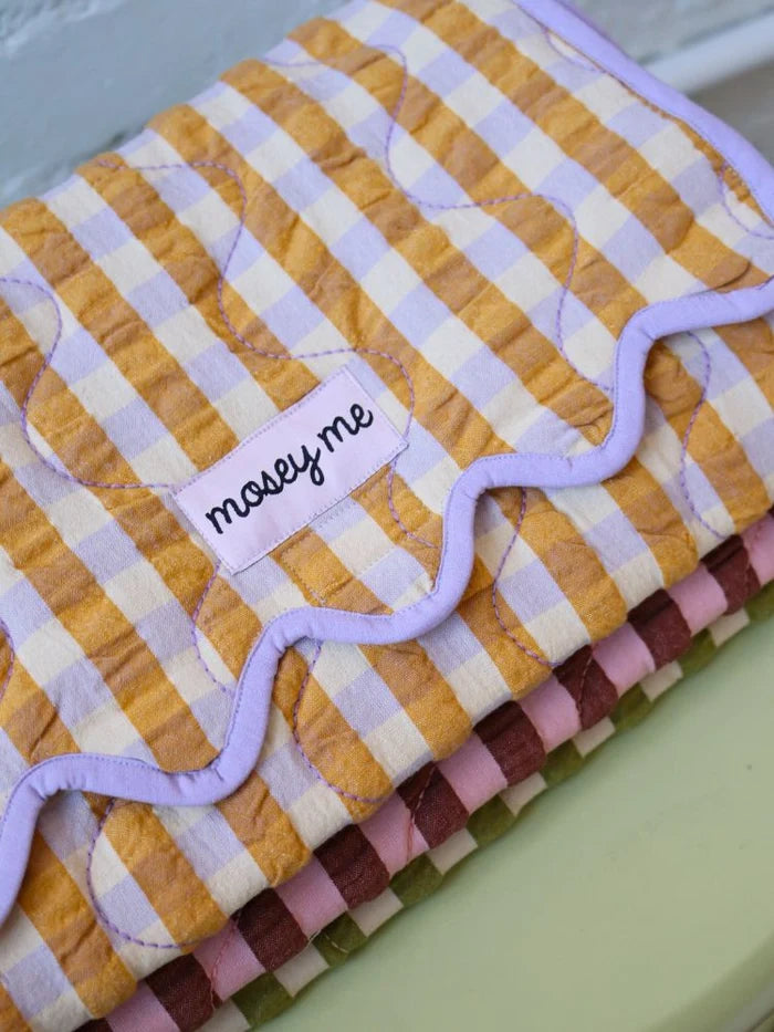 MOSEY ME | Mango Seersucker Change Mat
