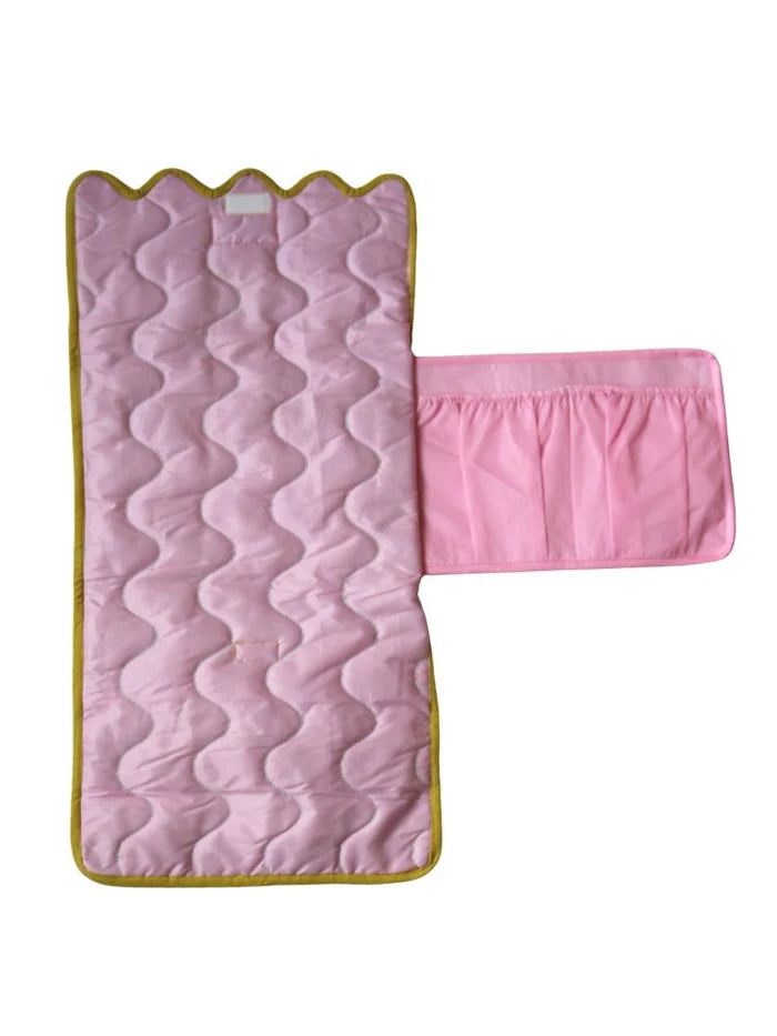 MOSEY ME | Pink Quartz Seersucker Change Mat