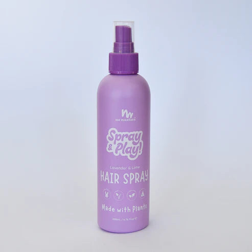 NO NASTIES | Kids Alcohol Free Hair Spray, Calming Lavender and Fresh Lime 200ml