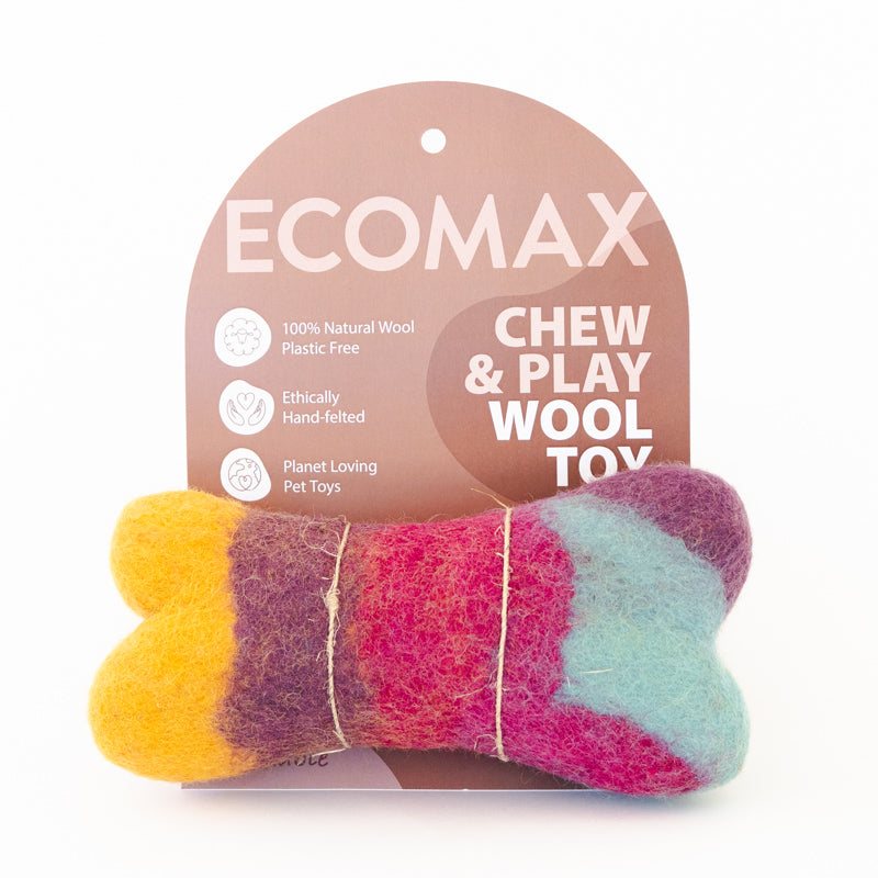 ECOMAX | Chew & Play Wool Toy | Large