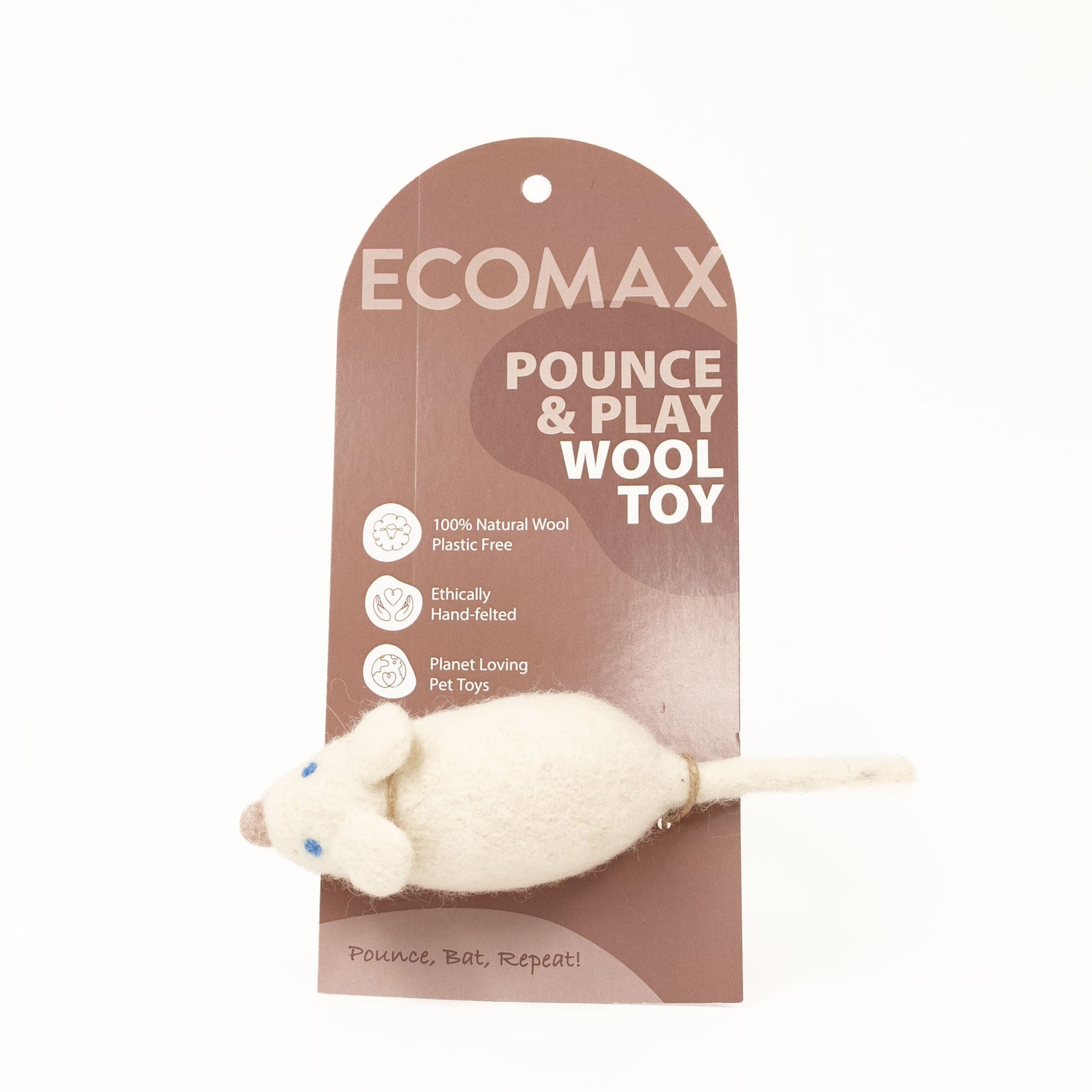 ECOMAX | Pounce & Play Wool Toy