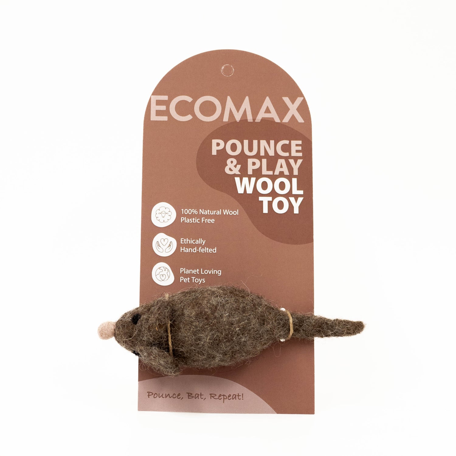 ECOMAX | Pounce & Play Wool Toy