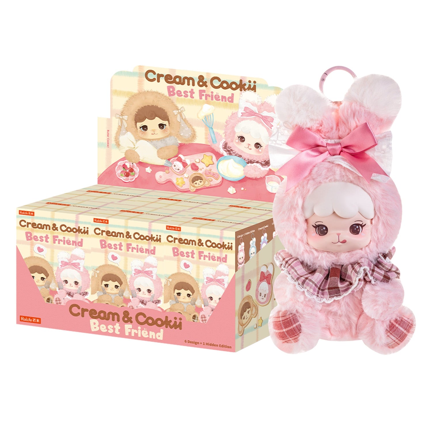 ROLIFE | Blind Box | Cream & Cookii Bunny Plush Pendant