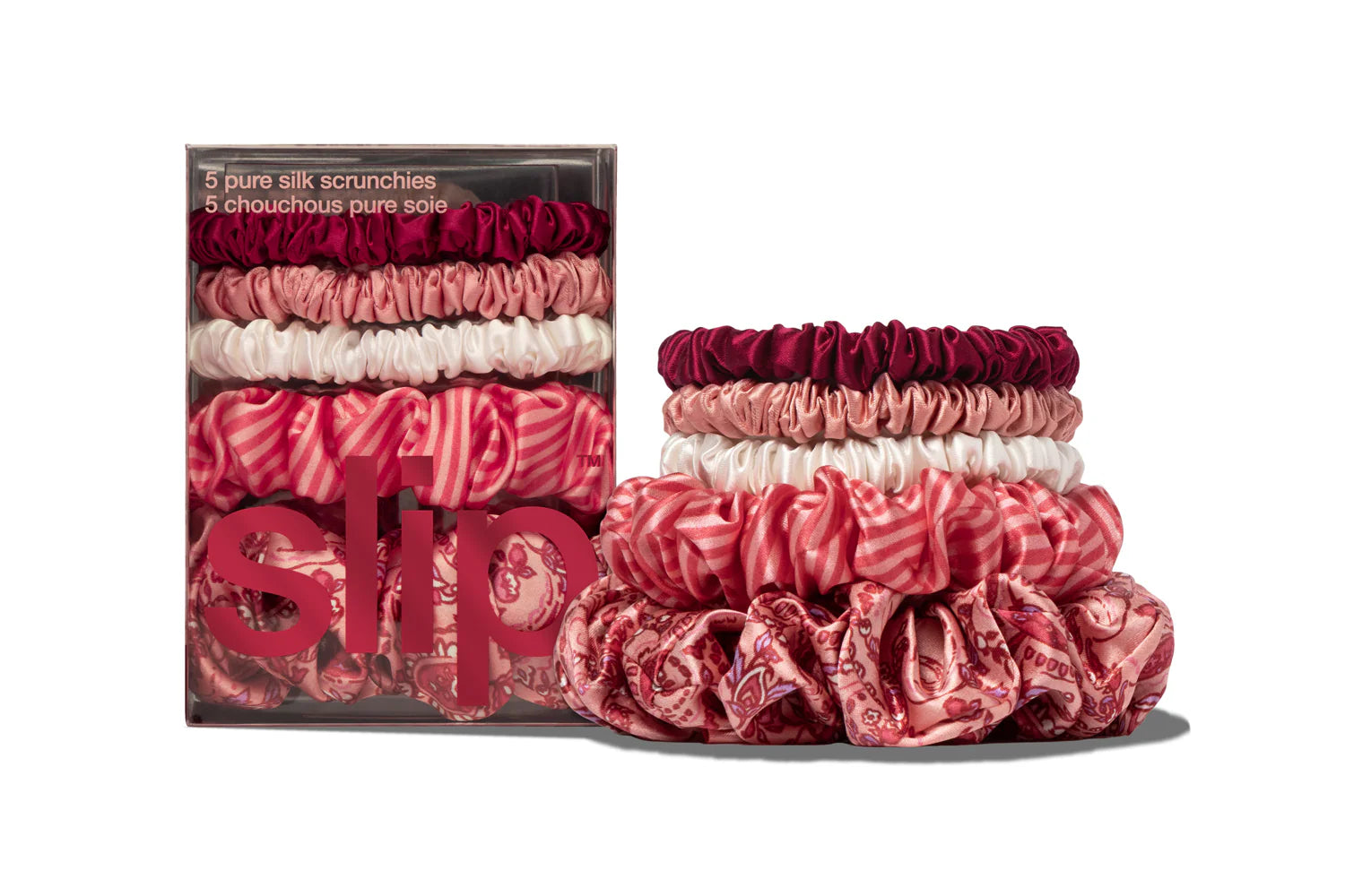 SLIP | Pure Silk Assorted Scrunchies | 5pk