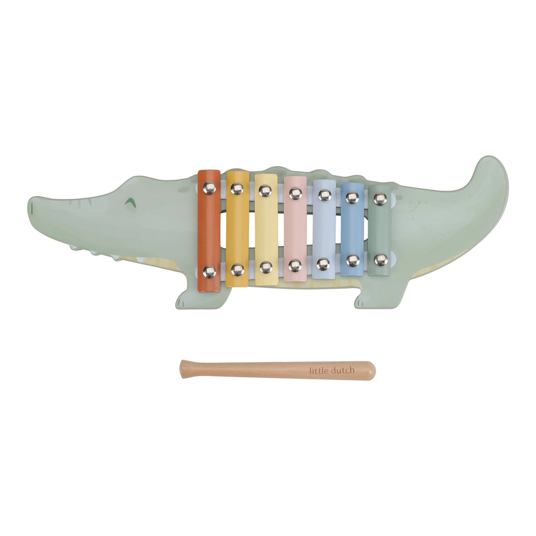 LITTLE DUTCH | 'Safari Friends' Xylophone Crocodile