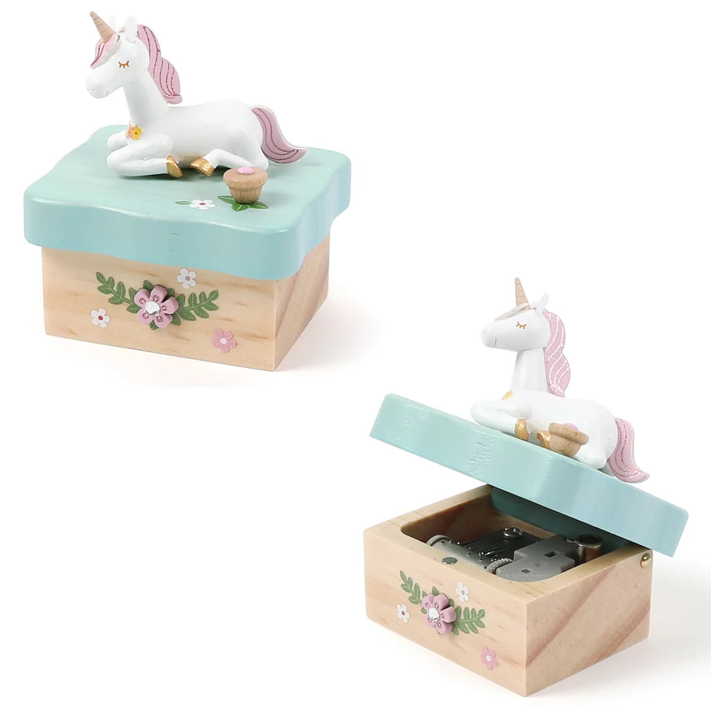 WOODERFUL LIFE | Mini Sitting Unicorn Music Box
