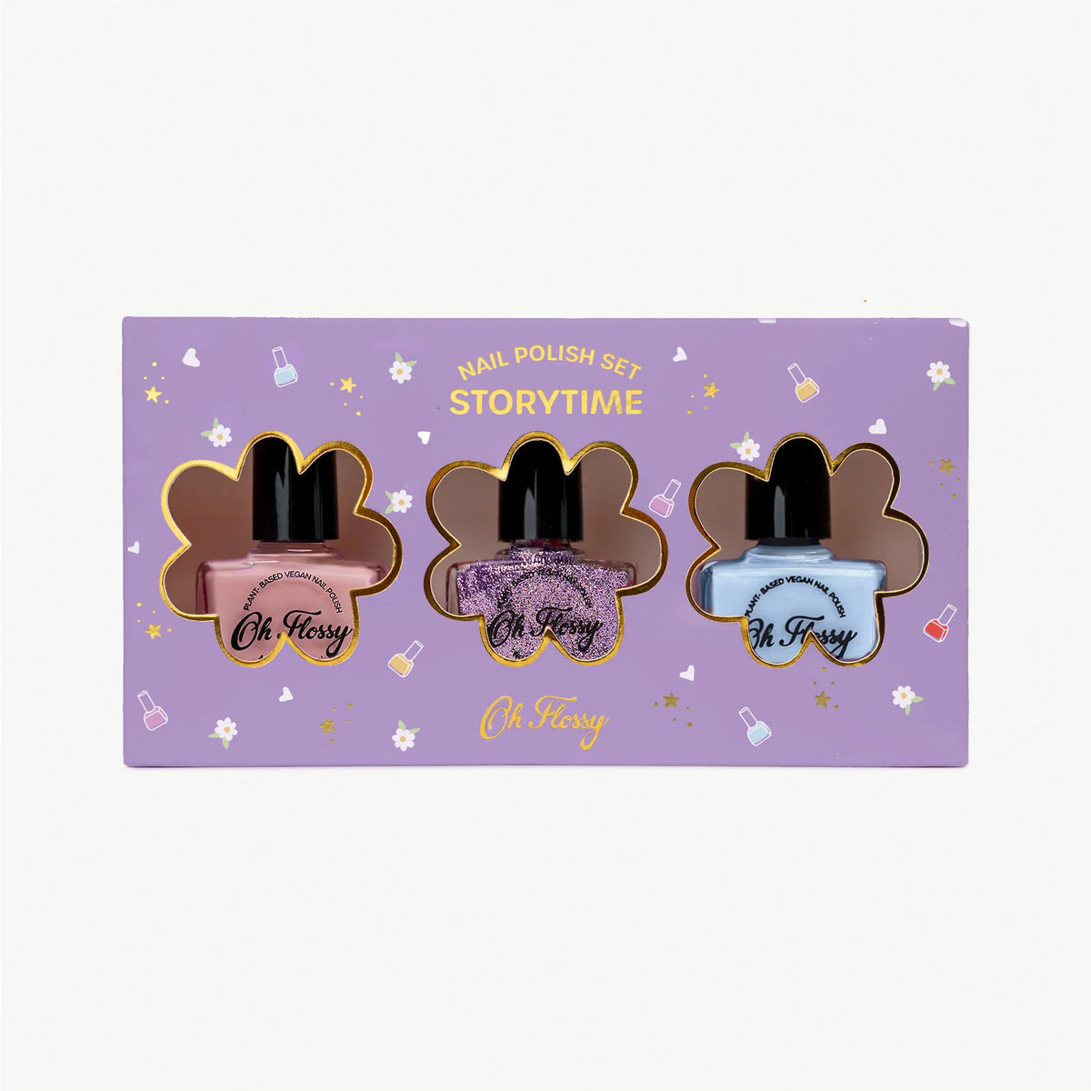 OH FLOSSY | 'Storytime' Nail Polish Set 3pk