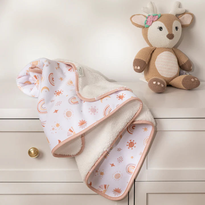 THE LIVING TEXTILES | Organic Jersey Sherpa Blanket