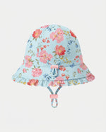 Swim Bell Hat Twinkle Aqua Garden