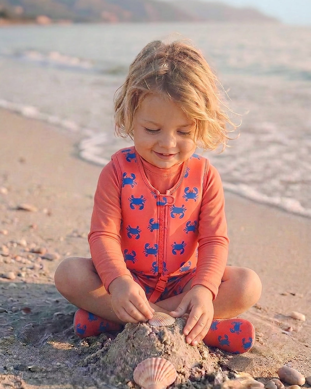 TOSHI | Swim Float Vest Pirate Mud Crabs