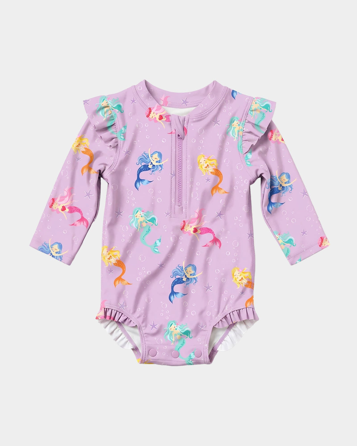 Swim Onesie L/S Twinkle Princess Mermaid