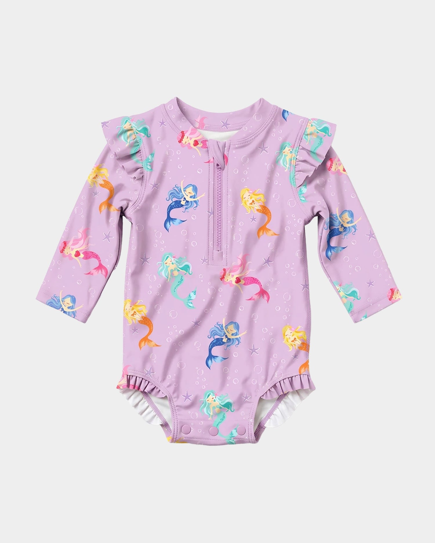 Swim Onesie L/S Twinkle Princess Mermaid