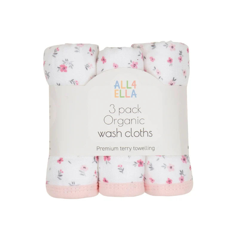 ALL4ELLA | Wash Cloths | 3PK