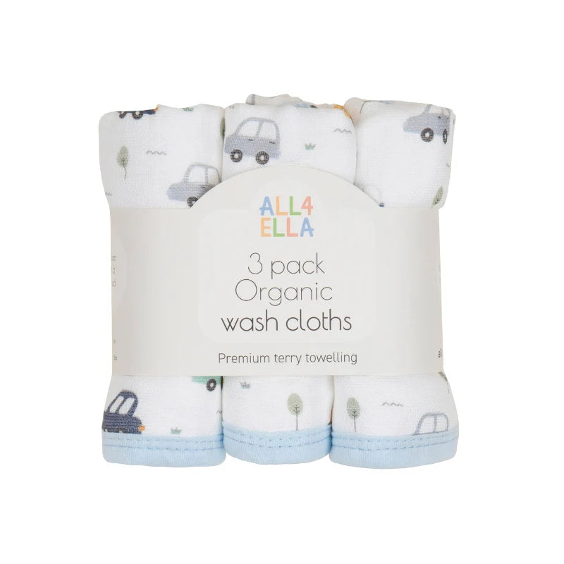 ALL4ELLA | Wash Cloths | 3PK