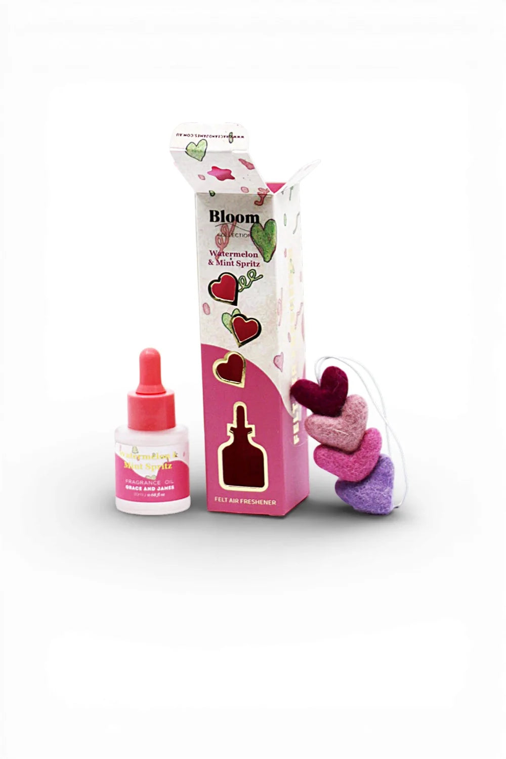 GRACE AND JAMES | Bloom Collection Heart Felt Air Freshner