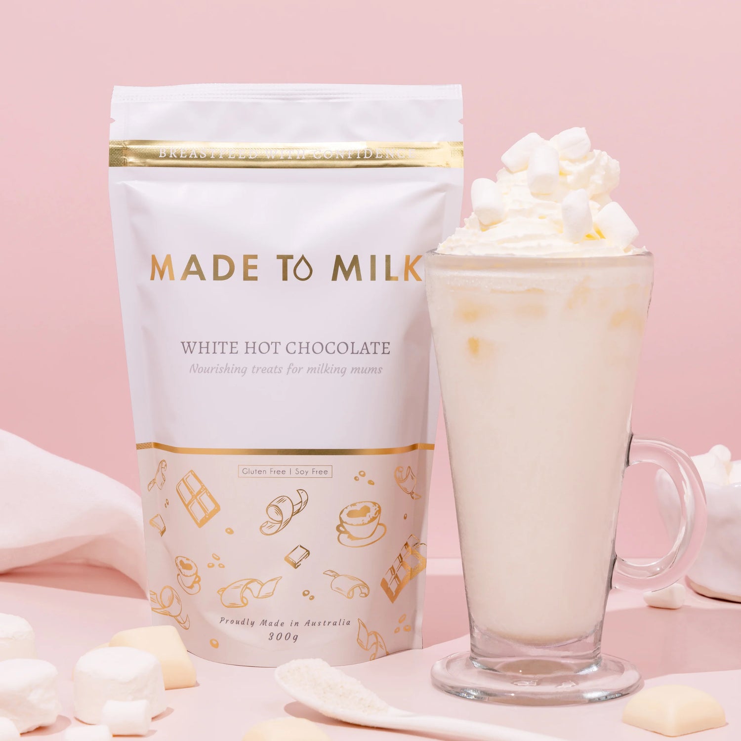 MADE TO MILK | Lactation White Hot Chocolate | 300g