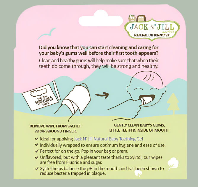 JACK N’ JILL | Baby Gum & Tooth Wipes | 25pk