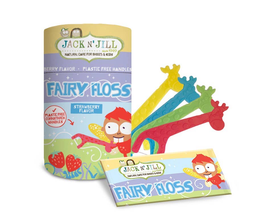 JACK N’ JILL | Fairy Floss Dental Flossers | 30pk