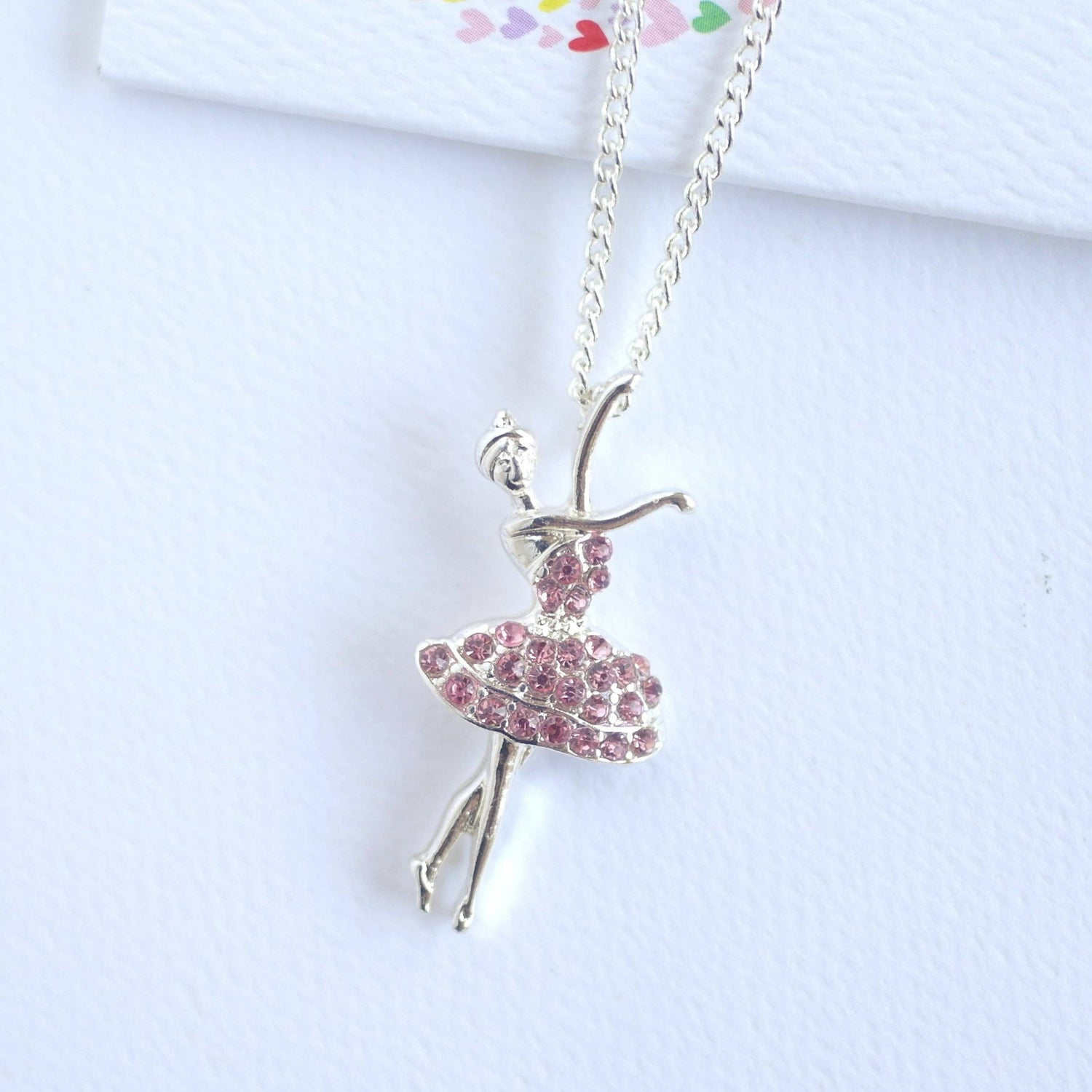 LAUREN HINKLEY | Pink Ballerina Necklace